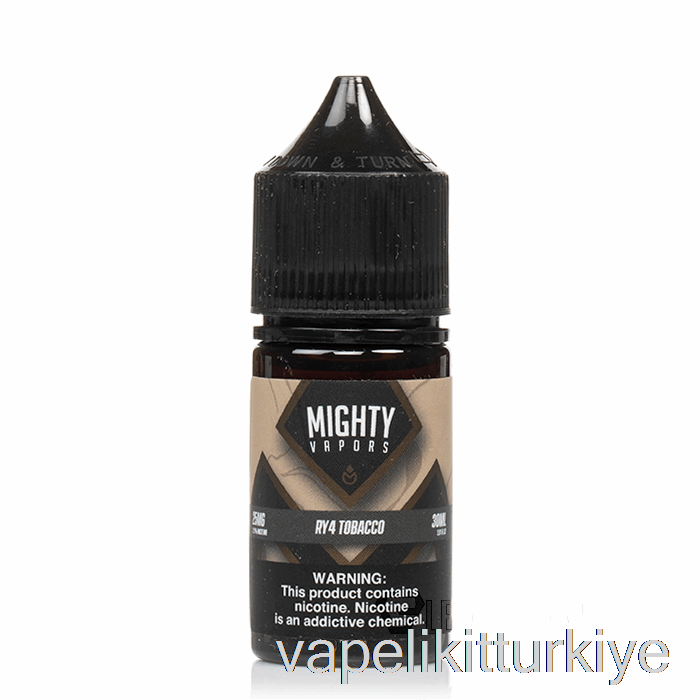 Vape Türkiye Ry4 Tütün - Güçlü Tuzlar - 30ml 50mg